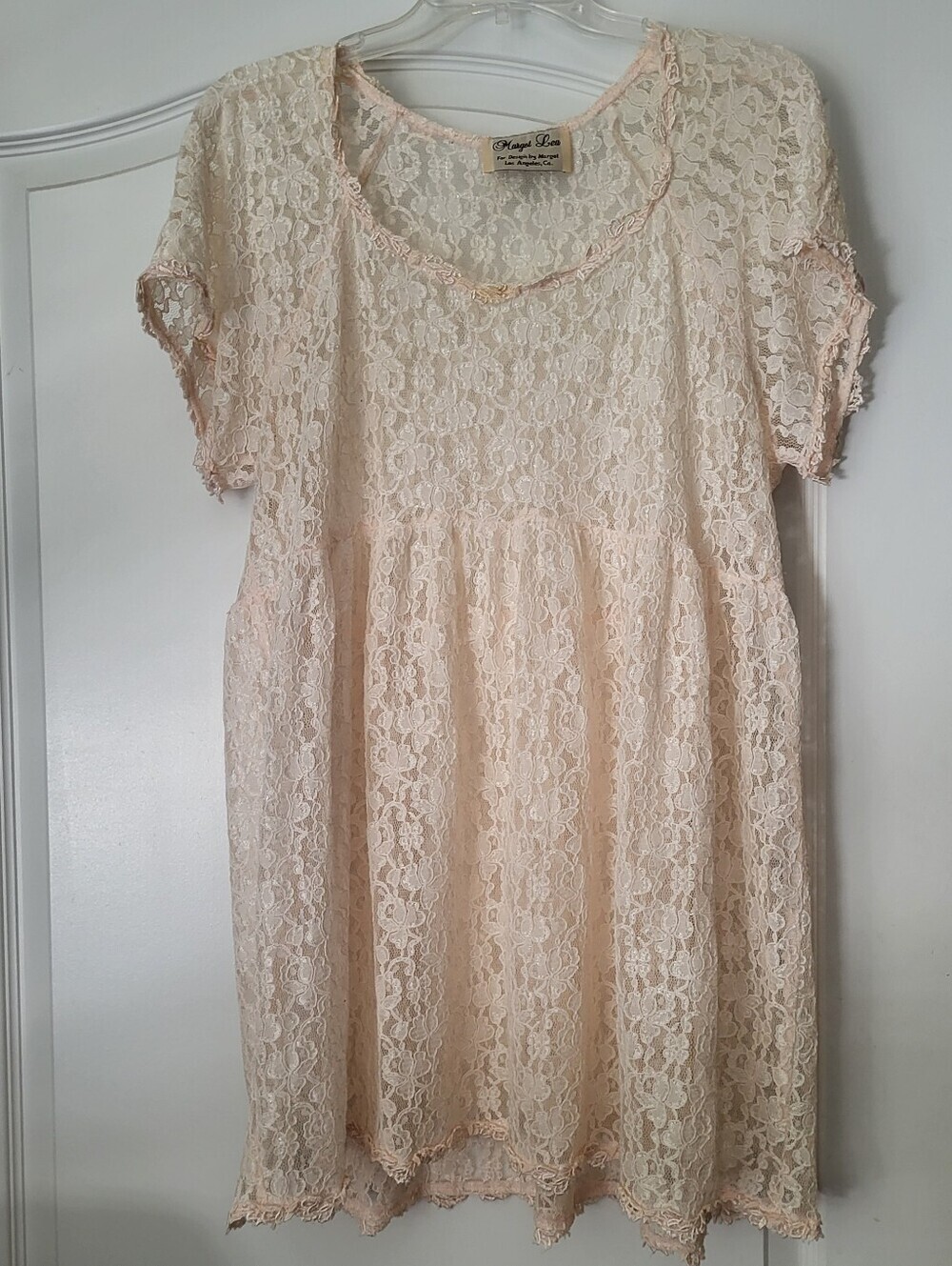 Vintage Margot Lea Lace Babydoll Nightgown